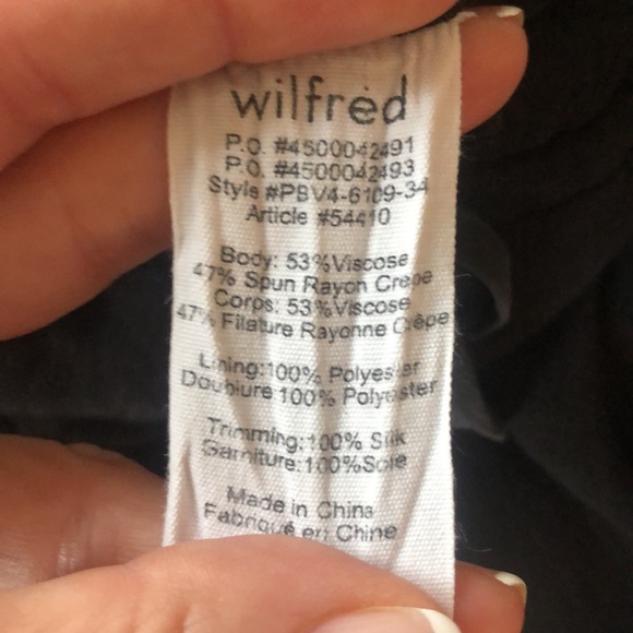 Wilfred Drawstring Crepe Pants - Picture 5 of 8